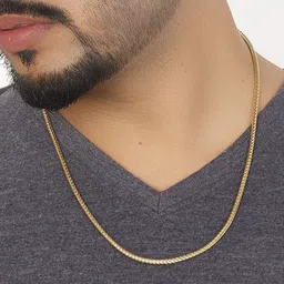 ELEGANTDREAM Gold-Plated Snake Designer Chain-15