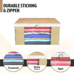 Kuber Industries Brown Set of 6 Regular Drawer Organiser Organisers image 4