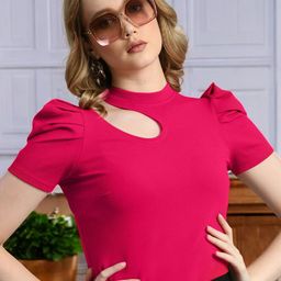 BAESD Women Puff Sleeve Top-image-65