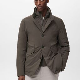 MANGO MAN Waterproof Double Jacket with Thermolite Insulation-picture-33