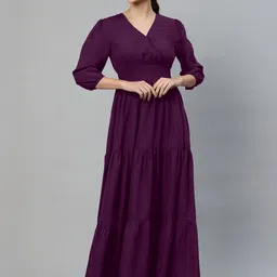 Jash Creation Women Polyester Fit and Flare Dresses-image-101