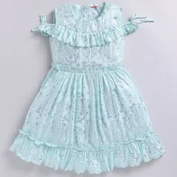 MIMINO Floral Cold-Shoulder Fit & Flare Dress-11