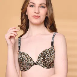 PrettyCat Animal Bra Half Coverage Underwired Lightly Padded-14