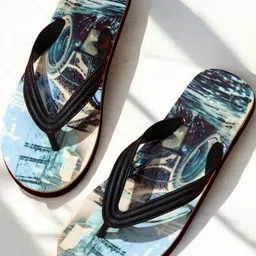 Pampy Angel Men Blue Flip Flops-picture-49