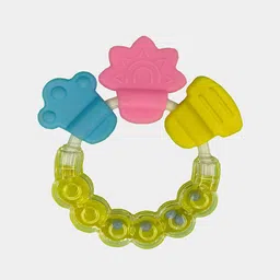 Kritiu Baby Rattle Silicone Teether - Yellow-35