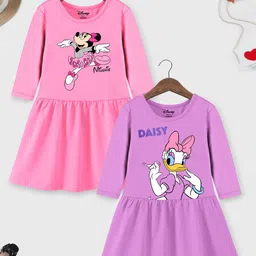YK Disney Print Fit & Flare Dress-picture-31