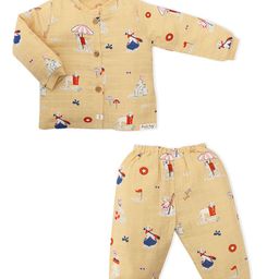 Honcho Baby Kids Printed Top with Pyjamas-picture-1
