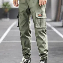 StyleCast Men Skinny Fit Cargos Trousers-image-41