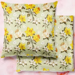ArtzFolio Multicoloured Set of 2 Velvet Square Cushion Covers-picture-28