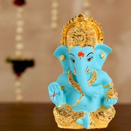 The Spiritual Living Blue Religious Idol Showpiece-image-87