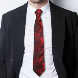 AXLON Men Geometric Tie Pocket Square Cufflink & Flower Pin Accessory Gift Set image 3