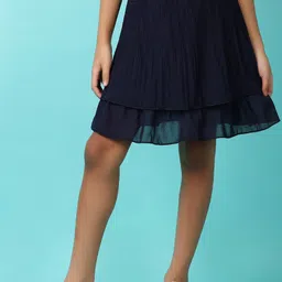 V-Mart Girls A-Line Knee-Length Skirt-45