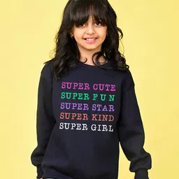 NUSYL Girls Printed Sweatshirt-picture-27