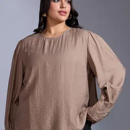 20Dresses Round Neck Plus Size Top-image-96