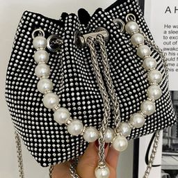 HAUTE SAUCE by Campus Sutra Women Black Embellished Sling Bag-image-49