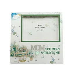 Archies White & Green Printed Wooden Photo Frame-image-79