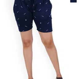FEEL TRACK Women Pack Of 2 Mid-Rise Printed Shorts-image-45