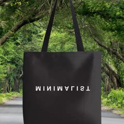 the sack co Black Canvas Tote Bag-image-18