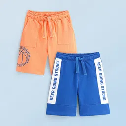 Honeyhap Boys Pack Of 2 Cotton Shorts With Bio Finish-image-69