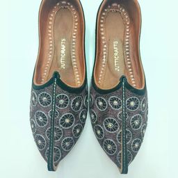 Jutti Crafts women ethnic jutti flats-image-16