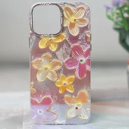 PEEPERLY Floral Printed iPhone 15 Pro Max Back Case Mobile Accessories-38