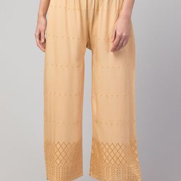 STYLE PREZONE Women Ethnic Motifs Relaxed Trousers-image-62