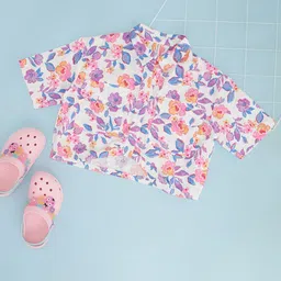 Pantaloons Junior Floral Cotton Blouson Top-picture-41