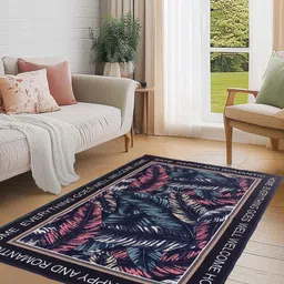MODEFE Floral Anti-Skid Loop Pile Carpet-image-40