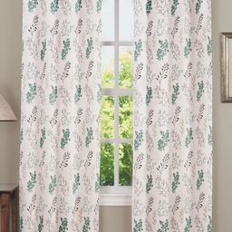 Dekor World Multicoloured Set of 2 Floral Window Curtain-13