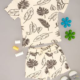 Pantaloons Baby Boys Printed T-shirt with Shorts-22