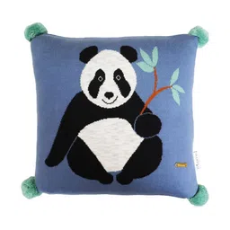 Pomme White & Black Cartoon Characters Square Cushion Covers-10