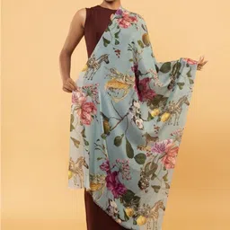 MODARTA Women Floral Printed Shawl-image-51