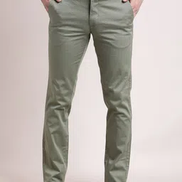 Turtle Men Slim Fit Formal Trouser-image-0