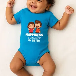 Zeezeezoo Infants Printed Pure Cotton Round Neck Bodysuit-49