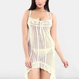Be You Net Baby Doll with High-Low-picture-1