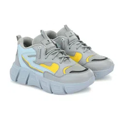 Rowlans Women Colourblocked Lace Ups Padded Sneakers-50