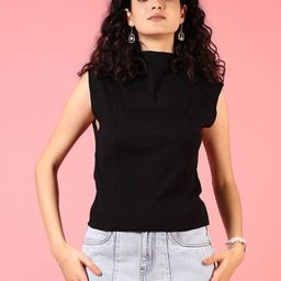 V-Mart Women Solid Round Neck Sleeveless Cotton Top-picture-32