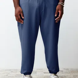 Trendyol Men Solid Regular Fit Joggers Track Pants-image-65