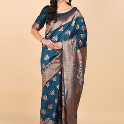 Moda Rapido Woven Design Banarasi Saree-11