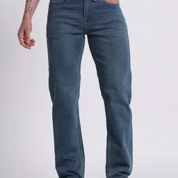 MMXXII Men Straight Fit Mid-Rise Light Fade Stretchable Jeans-picture-39