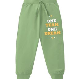 KAVEE Boys One Team One Dream Printed Pure Cotton Joggers-image-8