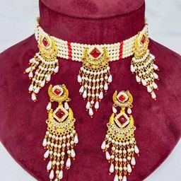 NIKYANKA Gold-Plated Brass Jewellery Set-picture-27