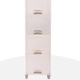 Kuber Industries White Set of 4 Regular Multi-Utility Organisers image 2
