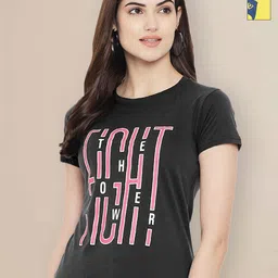 Metronaut Women Typography 2 Printed T-shirt-picture-23
