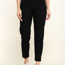 zayla Women Comfort Relaxed Fit High-Rise Stretchable Jeans-image-68