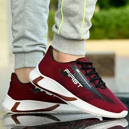 BIRDE Men Mesh Lace-Ups Walking Non-Marking Shoes-52
