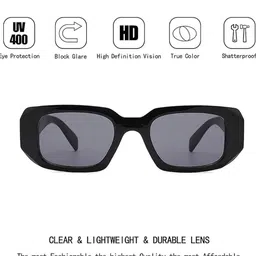 Arzonai Unisex Black Sunglasses-image-91