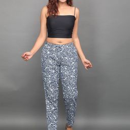 BABRU Women Ethnic Motifs Printed Easy Wash Trousers-picture-15
