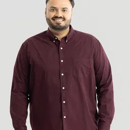 Snitch Men Plus Size Smart Slim Fit Opaque Formal Shirt-image-83