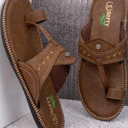 SOFTY VEGEN Men Ethnic Comfort Sandals-image-35